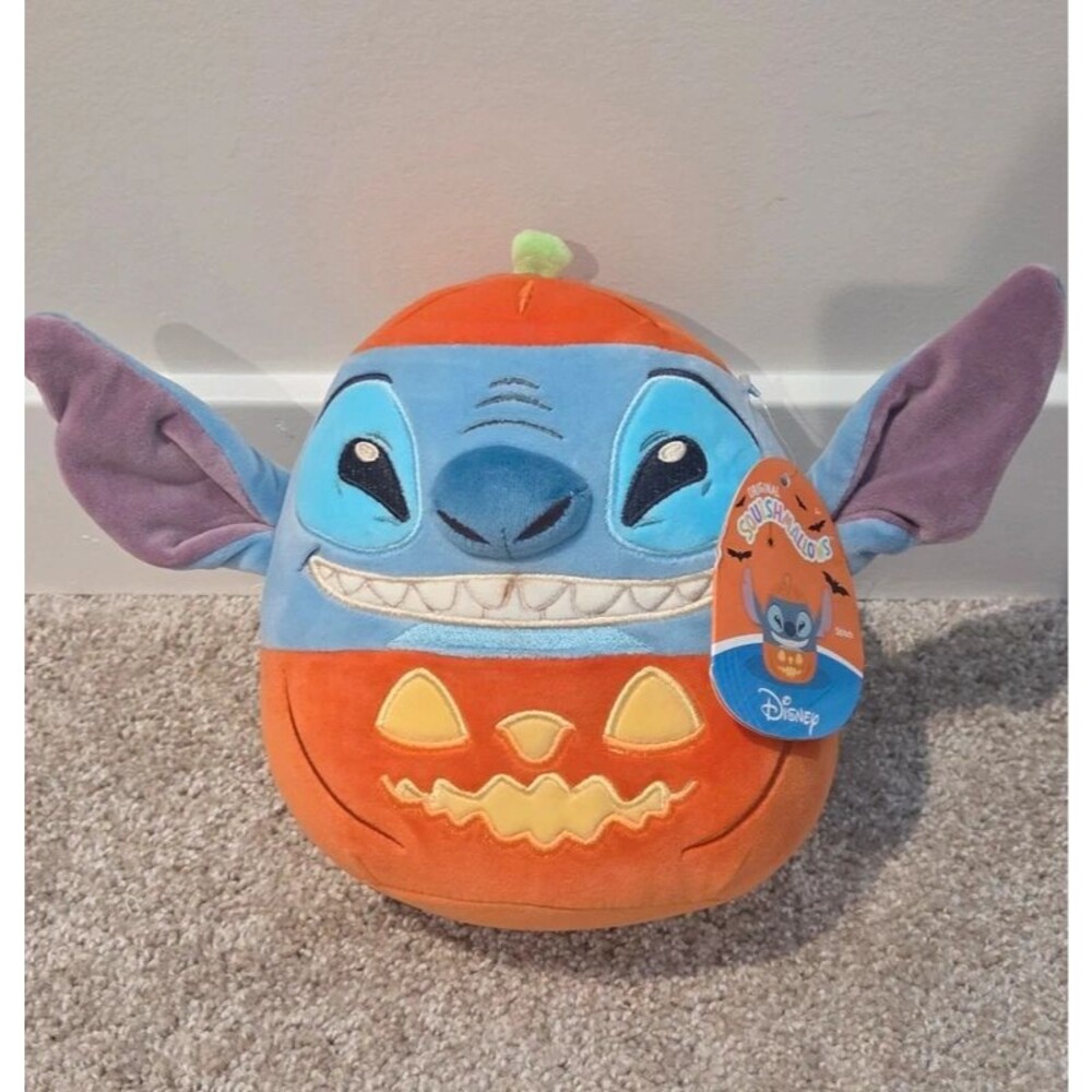 Stitch as pumpkin 8 inch squishmallow